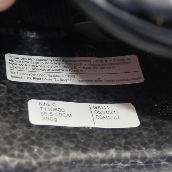 New Giro Nine C MIPS Snow Sports Helmet Adult Large Matte Black - Picture 9 of 9